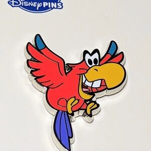 Disney pin ago Aladdin Jafar Evil Sidekicks parrot red blue booster